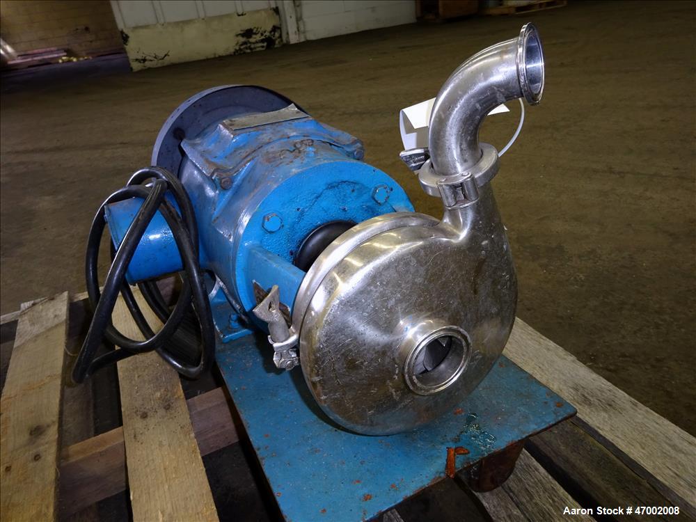 Used Tri-Clover Centrifugal Pump, Model C216MD21T-S-7-1/2-36, 316 Stainless Ste