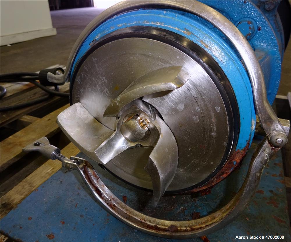 Used Tri-Clover Centrifugal Pump, Model C216MD21T-S-7-1/2-36, 316 Stainless Ste