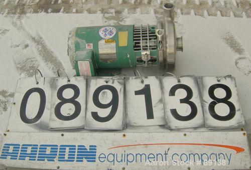 Used Tri-Clover Centrifugal Pump, Model C216MD56T-S, 316 Stainless Steel.