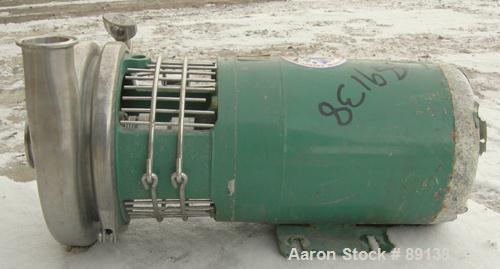 Used Tri-Clover Centrifugal Pump, Model C216MD56T-S, 316 Stainless Steel.