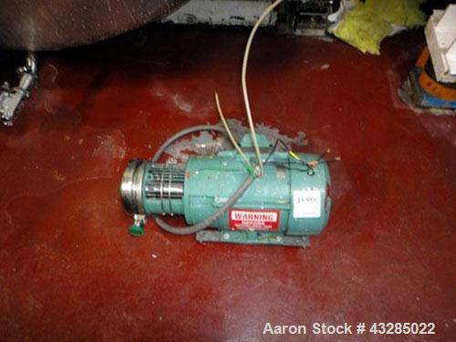 Used Stainless Steel Tri-Clover Centrifugal Pump, Model C216MDG21T-S-KX