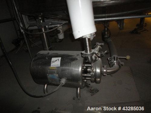 Used Stainless Steel Tri-Clover Centrifugal Pump, Model C216MDG21T-S