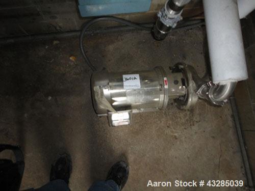 Used Stainless Steel Tri-Clover Centrifugal Pump, Model C216MDG21T-S