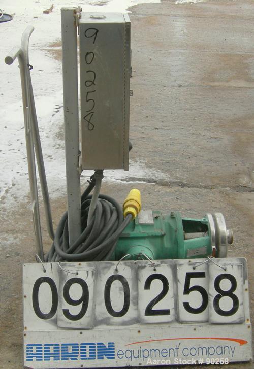 Used Stainless Steel Tri Clover Centrifugal Pump, Model C216TD18T-S