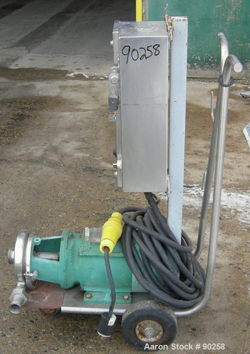 Used Stainless Steel Tri Clover Centrifugal Pump, Model C216TD18T-S