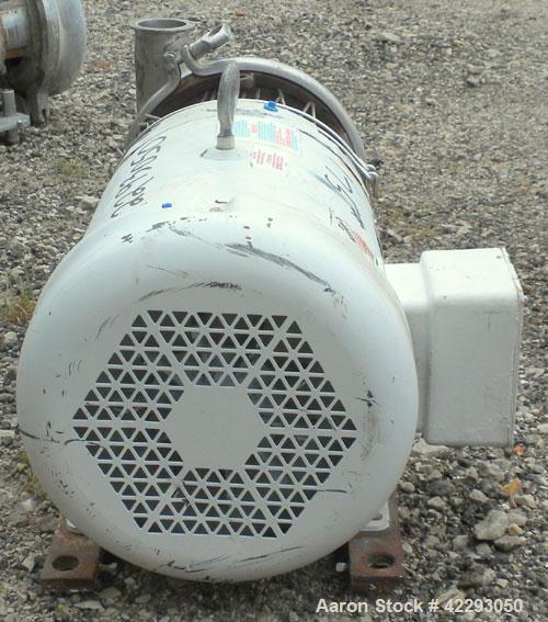 Used Stainless Steel Tri-Clover Centrifugal Pump, Model C218MD18-TS
