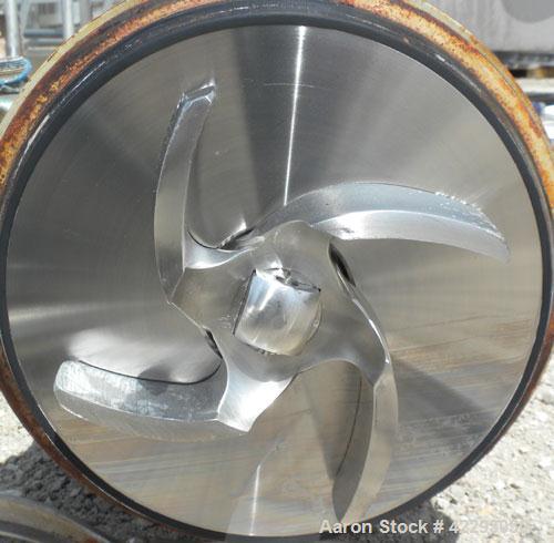 Used Tri-CloverCentrifugalPump, Model C218MD18T-S,316 stainless steel.2" Tri-clamp inlet, 1-1/2" tri-clamp outlet. 6-1/2" Diameter impeller. Approximate capacity 180 gallons per minute at 40' head. D...