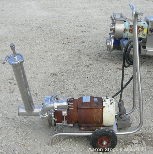 Used Stainless Steel Tri-Clover Centrifugal Pump, Model C328MD18T-S-5-18