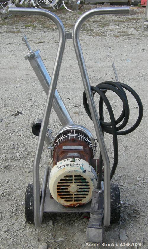 Used Stainless Steel Tri-Clover Centrifugal Pump, Model C328MD18T-S-5-18