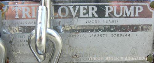 Used Stainless Steel Tri-Clover Centrifugal Pump, Model C328MD18T-S-5-18