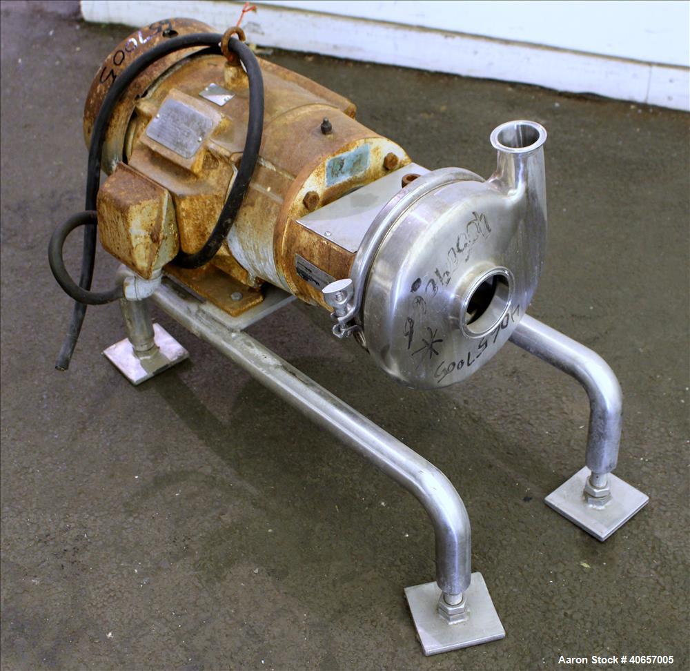Used Stainless Steel Tri-Clover Centrifugal Pump, Model C328MD21T-S