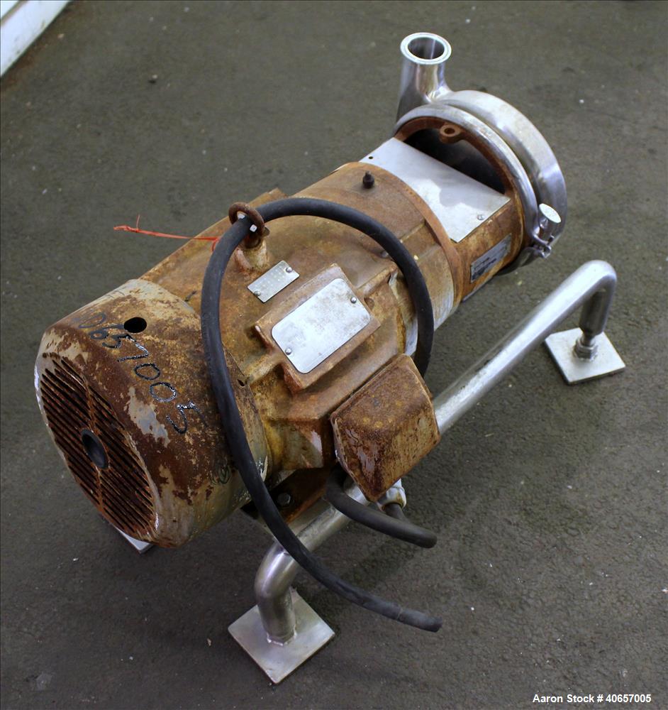 Used Stainless Steel Tri-Clover Centrifugal Pump, Model C328MD21T-S