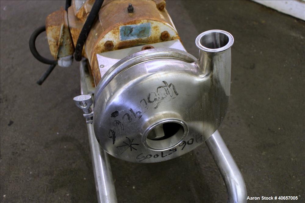 Used Stainless Steel Tri-Clover Centrifugal Pump, Model C328MD21T-S