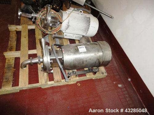 Used Stainless Steel Tri-Clover Centrifugal Pump, Model LKH035