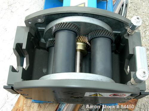 Unused- Watson Marlow Peristaltic Hose Pump, Model 701BR, Aluminum Housing. (5) Tube bore sizes, up to 528 gallons per hour capacity at 360 rpm. Driven by a 1 hp, 3/60/230/460 volt, 1145 rpm XP motor...