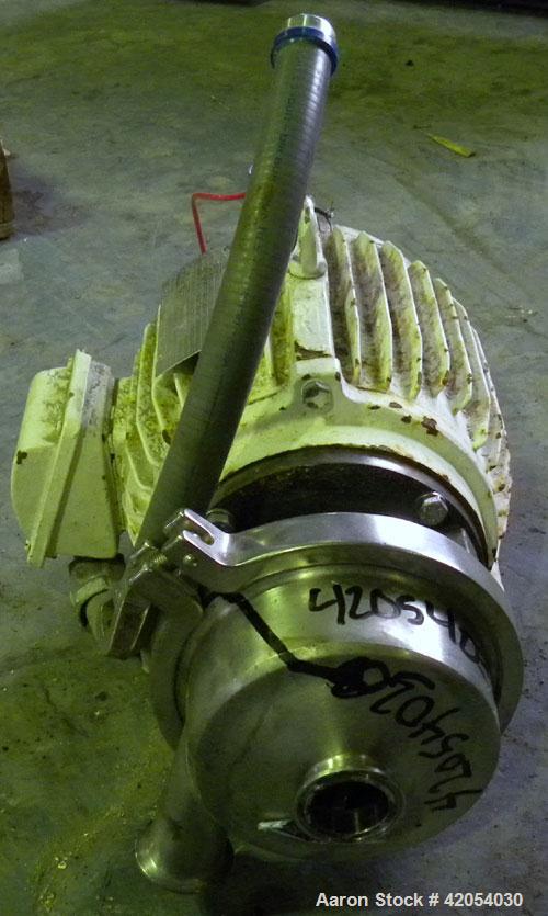 Used- Stainless Steel Waukesha Cherry Burrell Centrifugal Pump, model 2045