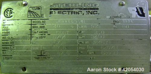 Used- Stainless Steel Waukesha Cherry Burrell Centrifugal Pump, model 2045