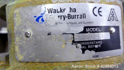 Used- Stainless Steel Waukesha Centrifugal Pump, Model 2045