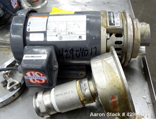 Used Stainless Steel Waukesha Centrifugal Pump, Model 2045