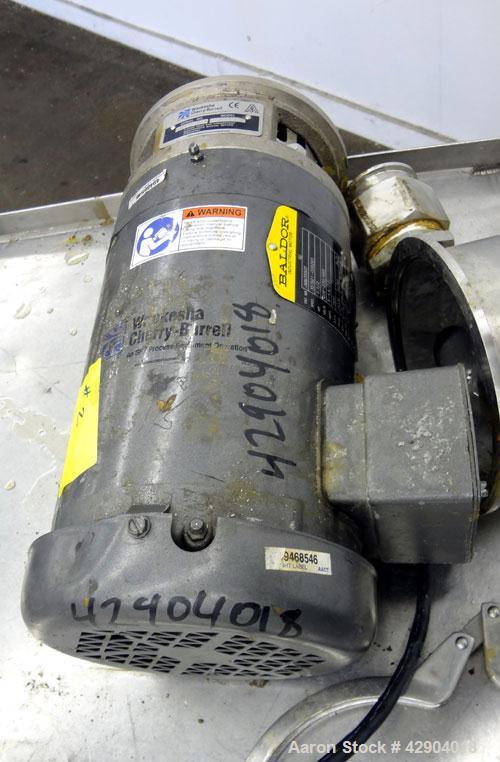 Used Stainless Steel Waukesha Centrifugal Pump, Model 2045