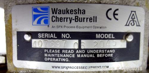 Used Stainless Steel Waukesha Centrifugal Pump, Model 2045