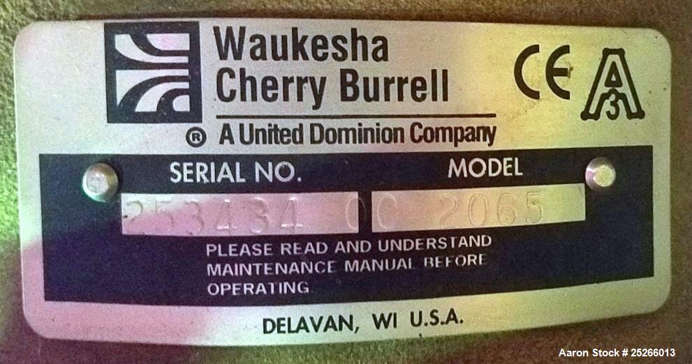 Used- Waukesha Cherry-Burell Centrifugal Pump, Model 2065