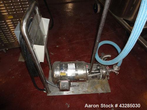 Used Stainless Steel Waukesha Centrifugal Pump, Model C216P2298