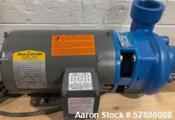 Used-Gould Centrifugal Pump, Stainless Steel, Baldor Reliance Transfer Pump, 5 HP.
