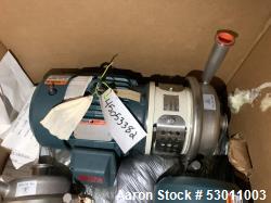 d- APV Crepaco Centrifugal Pump, Stainless Steel, Model W40/20. Approximate 120 gallons per minute, ...