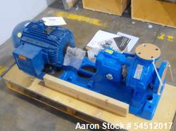 Unused Goulds 3196 ANSI centrifugal pump, size 1.5" x 3" - 6", featuring 316 stainless steel construction, 316 stainless ste...