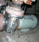 Used:  Waukesha centrifugal pump, model 2065, stainless steel. 2-1/2