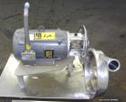 Used Alfa Laval Centrifugal Pump, Model LKH40-M235D2EN21AAN, 316 Stainless Steel.  Rated approximately 40 gallons per minute at 180’ head.  3” Inlet, 2” outlet, approximately 5-1/2” diameter impeller...