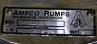 Used Stainless Steel Ampco Sanitary Centrifugal Pump, Model LCR20-215-18