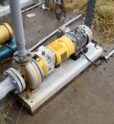 Used- Sulzer CPT Chemical Centrifugal Pump, Model CPT12-1B, Stainless Steel. Rated 50 gallons per minute at 55 head at 1770 ...