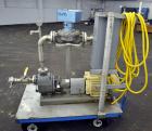 Used Durco Mark III Unitized Self-Priming Centrifugal Pump, Size 1J1.5X1US-6/60, 316 Stainless Steel. 1-1/2” Inlet, 1” outlet.  Rated approximately 80 gallons per minute at 120' head.  Gland mechanic...