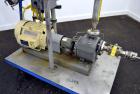 Used Durco Mark III Unitized Self-Priming Centrifugal Pump, Size 1J1.5X1US-6/60, 316 Stainless Steel. 1-1/2” Inlet, 1” outlet.  Rated approximately 80 gallons per minute at 120' head.  Gland mechanic...