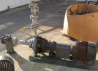 USED: Durco model 3X1.5-10A/65RV centrifugal pump, alloy D4. 15 hp motor, 3540 rpm, 3/60-230/460 volt. Mounted on carbon steel base.