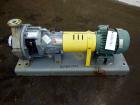 Used Stainless Steal Flowserve Durco Mark 3 Centrifugal Pump, Model MK3 Lo-Flo