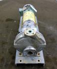 Used Stainless Steal Flowserve Durco Mark 3 Centrifugal Pump, Model MK3 Lo-Flo
