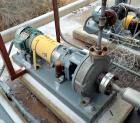 Used Stainless Steal Flowserve Durco Mark 3 Centrifugal Pump, Model MK3 Lo-Flo