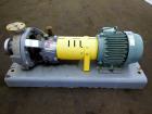 Used Stainless Seel Flowserve Durco Mark 3 Centrifugal Pump, Model MK3 Lo-Flo