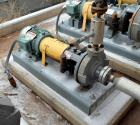 Used Stainless Seel Flowserve Durco Mark 3 Centrifugal Pump, Model MK3 Lo-Flo