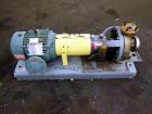 Used Stainless Steel Flowserve Durco Mark 3 Centrifugal Pump, Model MK3 Lo-Flo