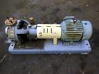Used Stainless Steel Flowserve Durco Mark 3 Centrifugal Pump, Model MK3 Lo-Flo