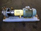 Used Stainless Steel Flowserve Durco Mark 3 Centrifugal Pump, Model MK3 Lo-Flo