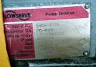 Used Stainless Steel Flowserve Durco Mark 3 Centrifugal Pump, Model MK3 Standard