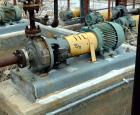Used Stainless Steel Flowserve Durco Mark 3 Centrifugal Pump, Model MK3 Standard