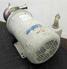 Used Fristam Centrifugal Pump, Model FPX712-130, 316 Stainless Steel. Approximate maximum capacity 90 gallons per minute at 50’ head at 3500 rpm. 2” Tri-clamp inlet, 1.5” tri-clamp outlet. Driven by ...
