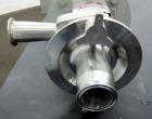 Used Fristam Centrifugal Pump, Model FPX712-130, 316 Stainless Steel. Approximate maximum capacity 90 gallons per minute at 50’ head at 3500 rpm. 2” Tri-clamp inlet, 1.5” tri-clamp outlet. Driven by ...