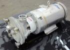 Used Fristam Sanitary Liquid Ring Centrifugal Pump, Model FZX2200, 316 Stainless Steel. Approximate maximum capacity 100 gallons per minute at 80’ head. 2” Tri-clamp Inlet/outlet. Approximate 8” diam...